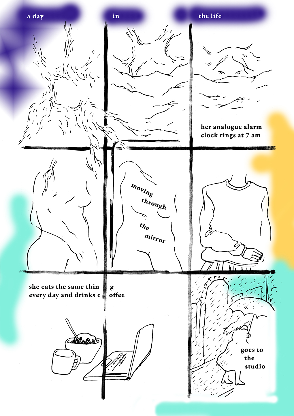 a day in the life comic page 1