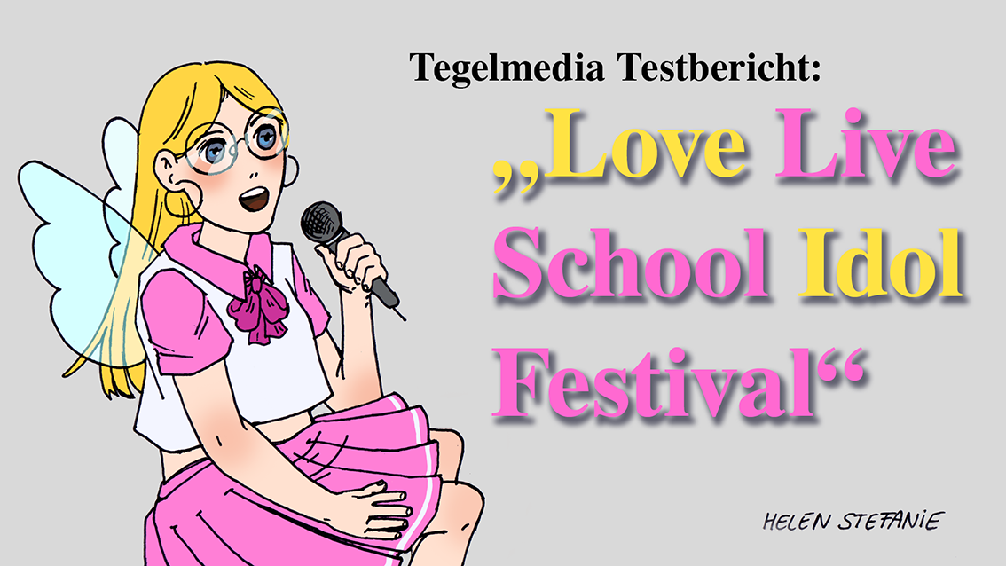 Playing "Love Live: School Idol Festival"